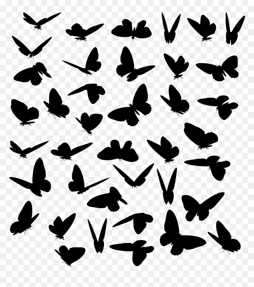 Butterflies, HD Png Download - butterflies swarm png