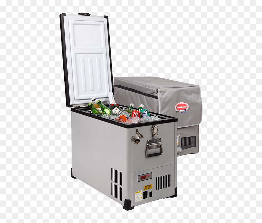 42 Litre Fridge/ Freezer - Snomaster 42 Litre Ac Dc Fridge Freezer, HD Png Download - fridge freezer png