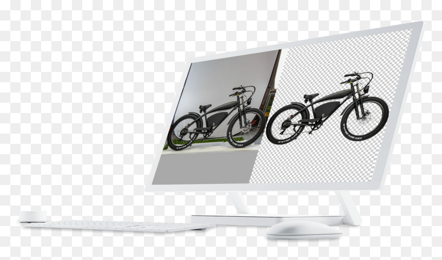 Hybrid Bicycle, HD Png Download - bike png for photoshop