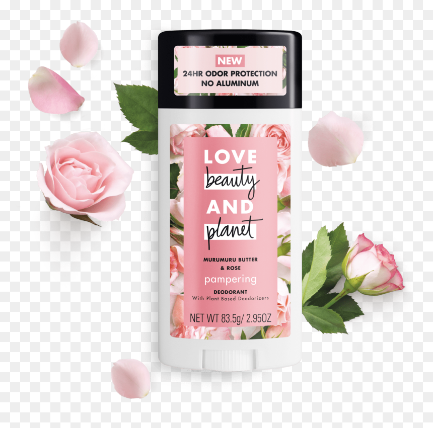 Love Beauty And Planet Butter And Rose Deodorant Stick - Love Beauty And Planet Soap, HD Png Download - flower stick png