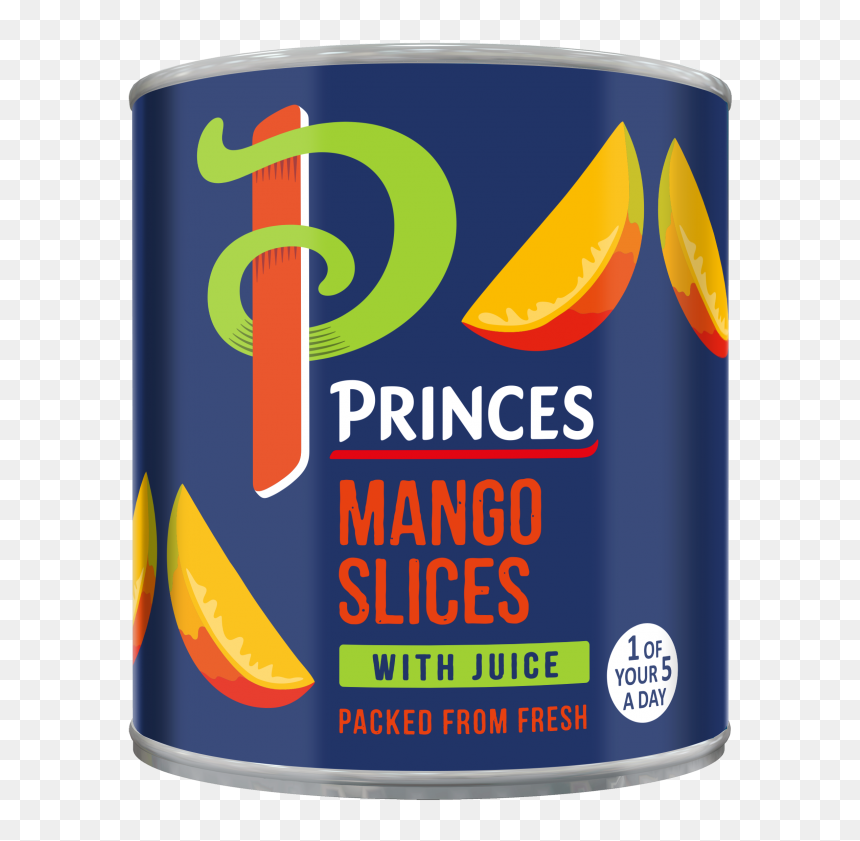 Mango Slices With Juice 425g - Princes Prunes In Syrup, HD Png Download - mango juice glass png
