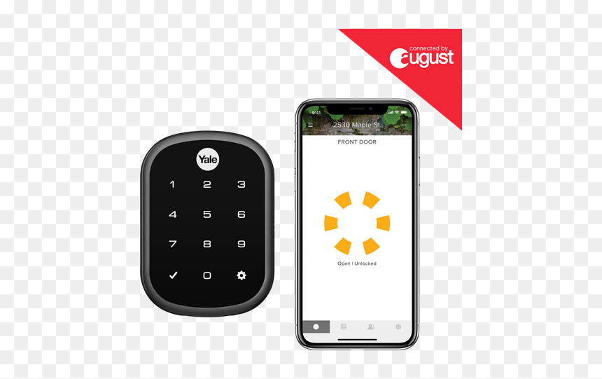 August Smart Lock, HD Png Download - lock key png