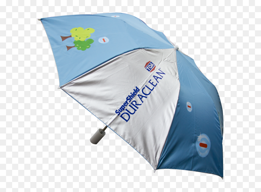 2 Section Folding Umbrella With Safety - Umbrella, HD Png Download - folding umbrella png