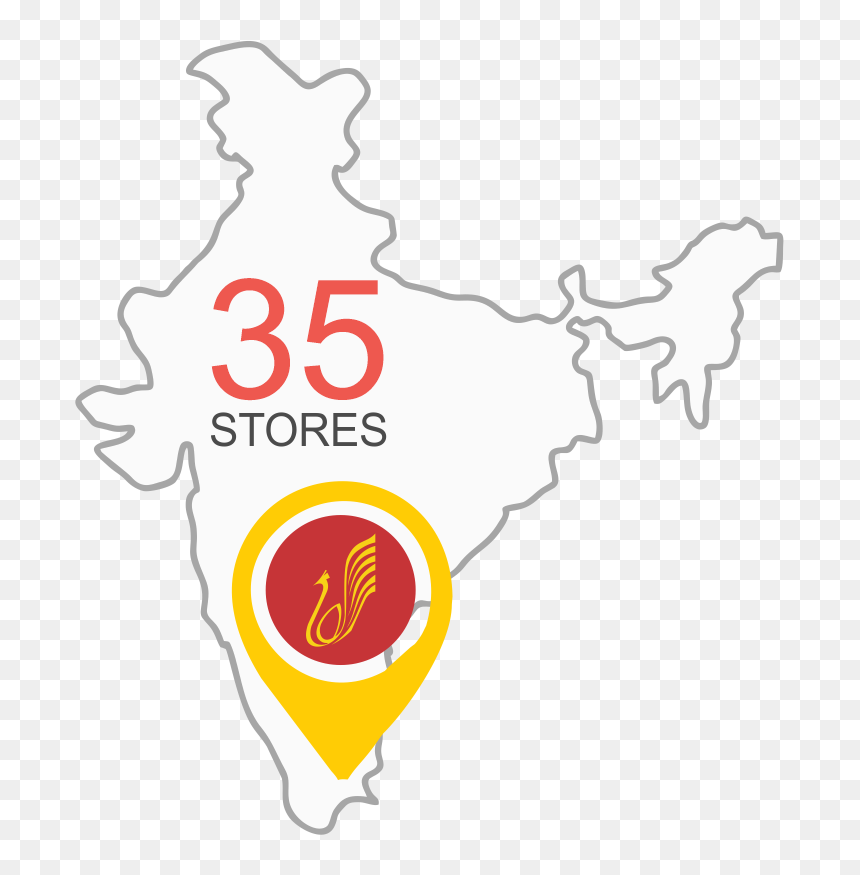 Store Locator - Show The Location Of Indian Space Research Centres, HD Png Download - wedding malai png