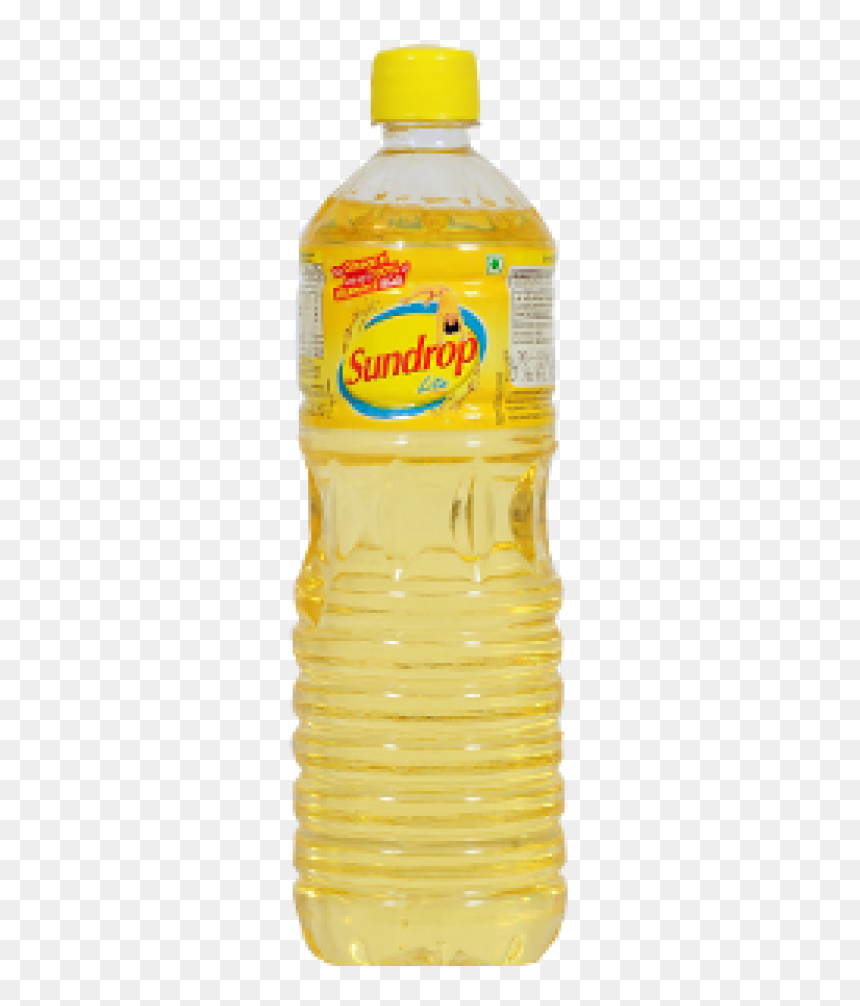 Sundrop Lite Oil Bottle 1 Ltr - Sundrop Oil, HD Png Download - cooking oil bottle png
