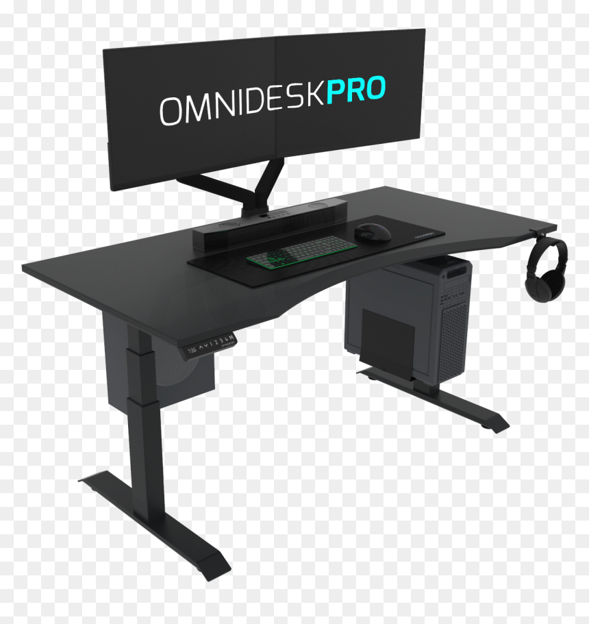 Custom Standing Desk From $680 - Omnidesk Pro, HD Png Download - study table top view png
