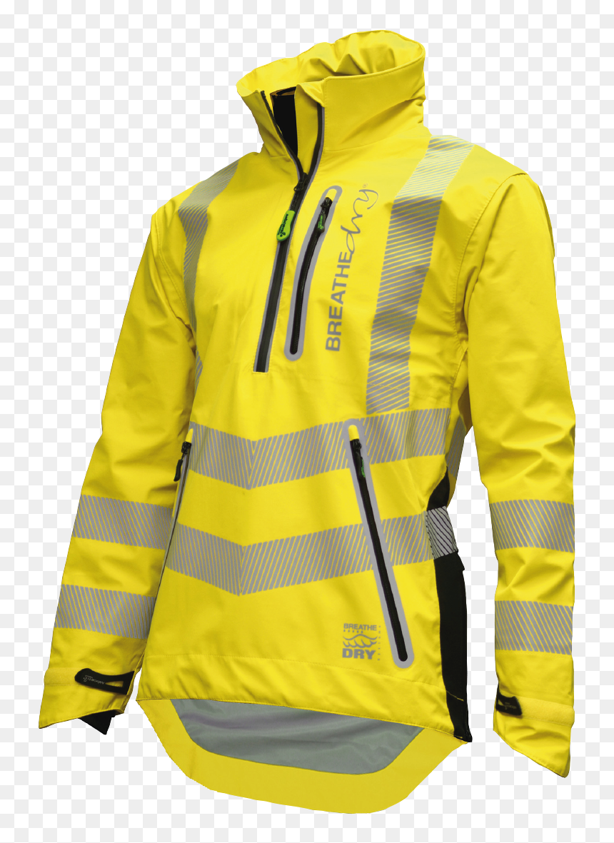 Athv4400-ye Breathedry Waterproof Smock Ye - Arbortec Waterproof Hi Vis Jacket, HD Png Download - smock png