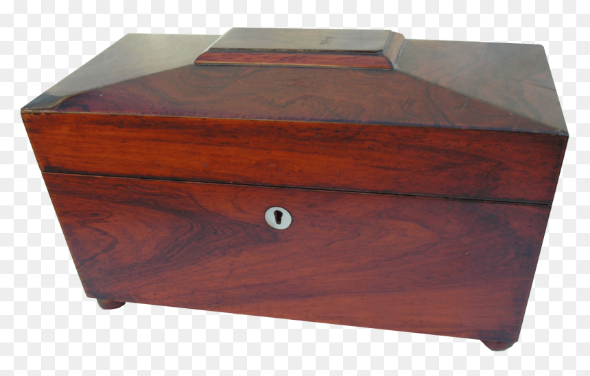 Rosewood Sarcophagus Tea Caddy Transparent Background - Drawer, HD Png Download - tea table png