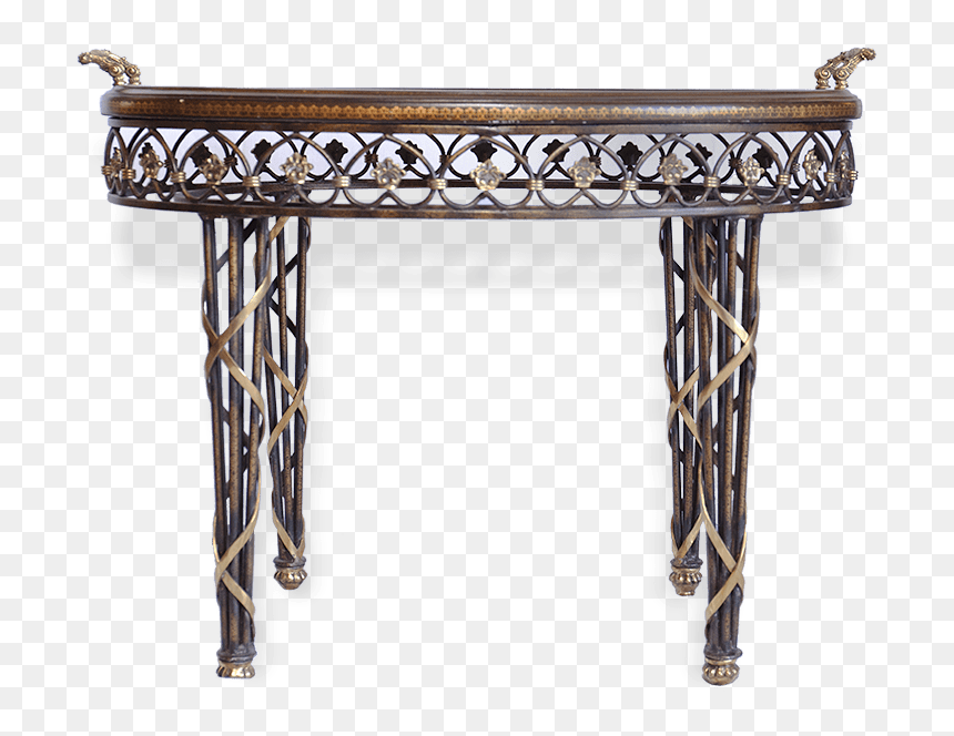 Maitland Smith Oval Tea Table - Coffee Table, HD Png Download - tea table png