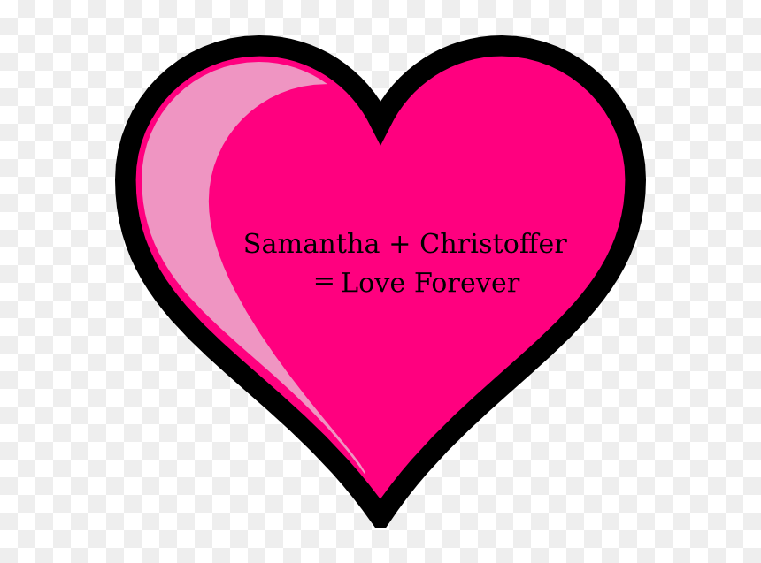 Cute Heart Clipart, HD Png Download - love forever png