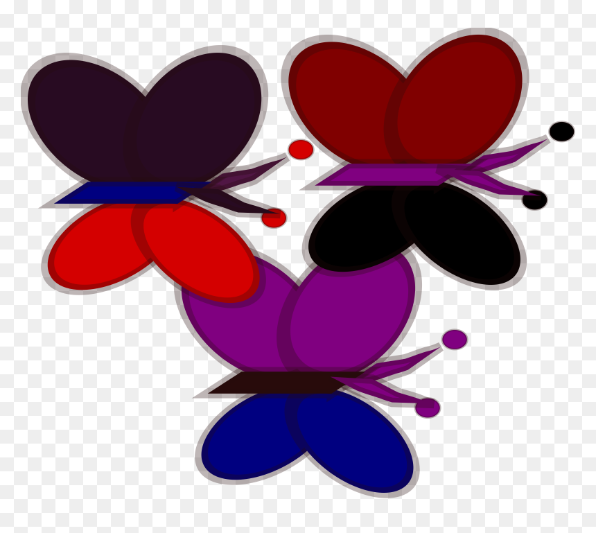 Butterflies Clip Arts - Clip Art, HD Png Download - butterflies swarm png
