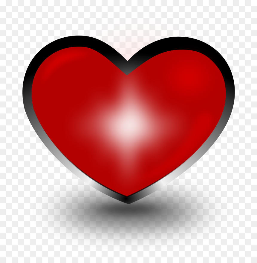 I Love You 5 Clip Art Download - Imagens De Coração Romântico, HD Png Download - 3d heart symbol png