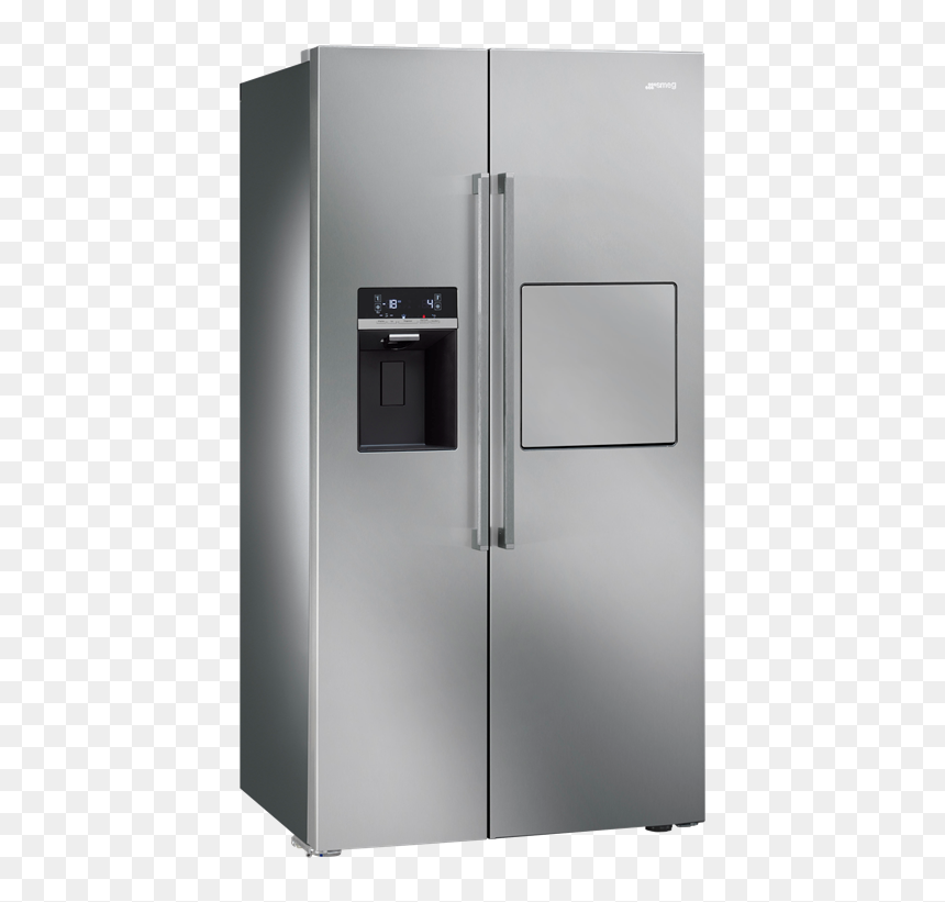 Smeg American Fridge Freezer, HD Png Download - fridge freezer png