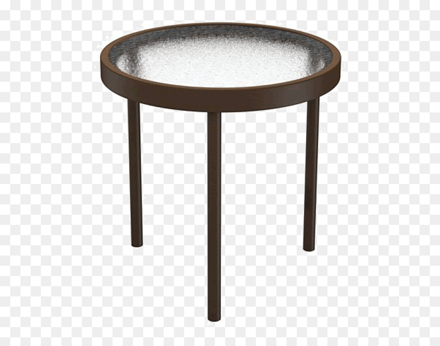 Cast Aluminum 16 Round Side Table, HD Png Download - tea table png