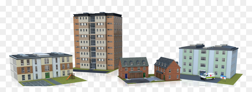 Apartment Buildings Png, Transparent Png - apartment building png