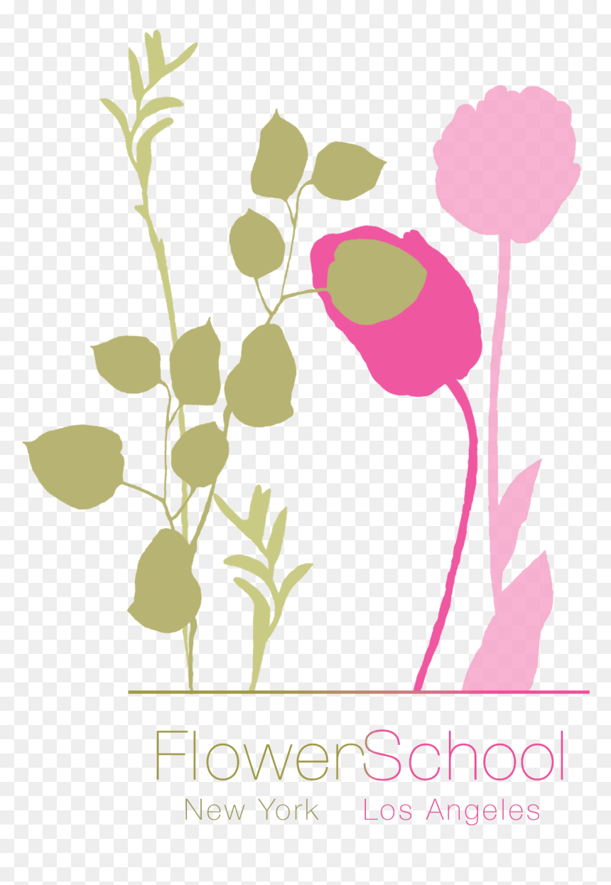 Flowerschool New York, HD Png Download - flower top view png