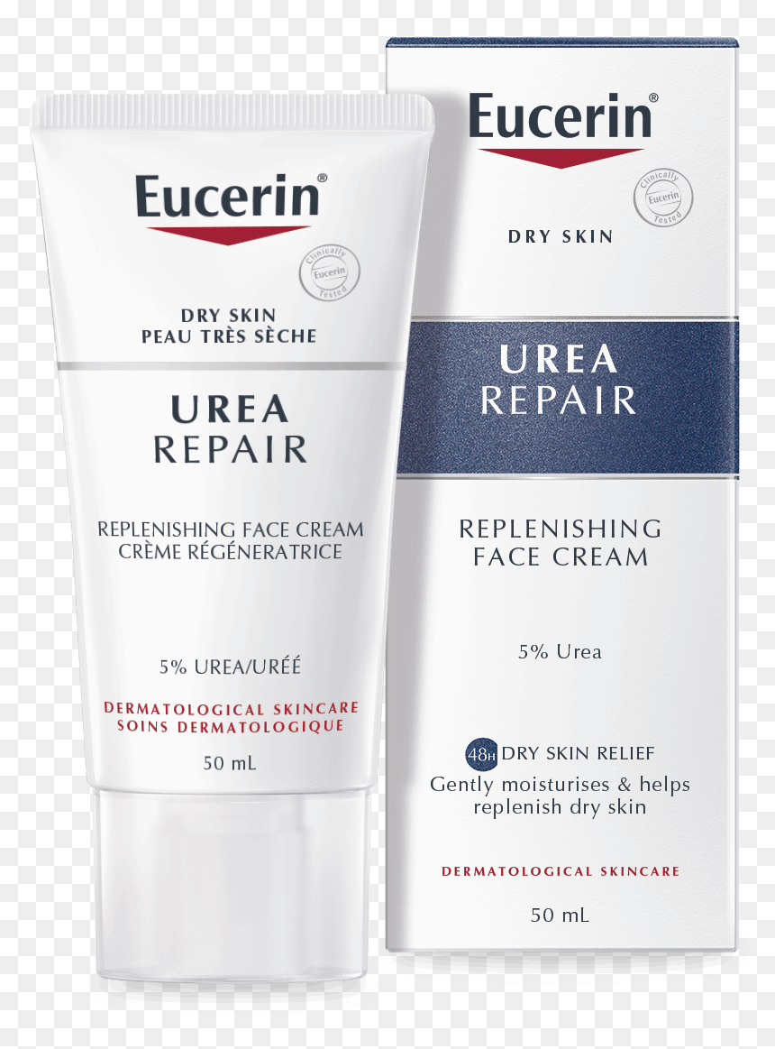 Eucerin Urea Repair Face Cream, HD Png Download - dry leaves falling png