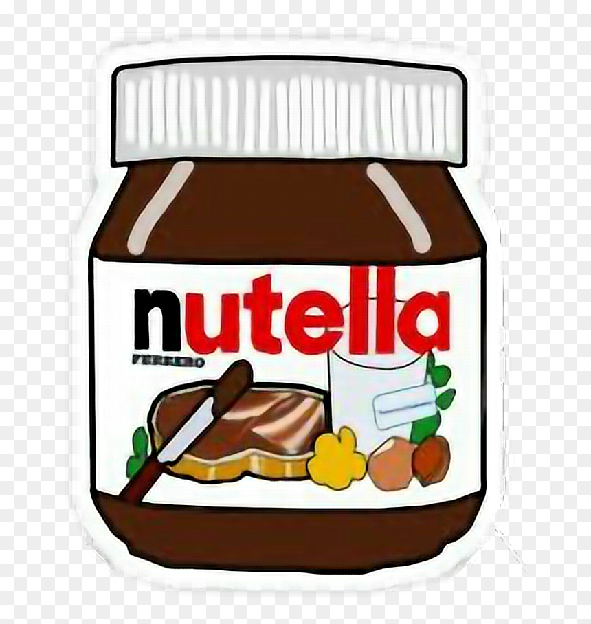 Nutella Clipart Nutella Sandwich - Nutella Jar Png, Transparent Png - art png images