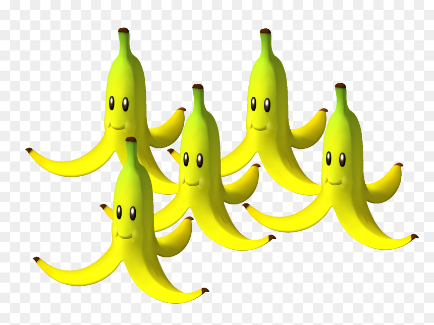 Banana Bunch Image - Banana Bunch Mario Kart, HD Png Download - banana bunch png