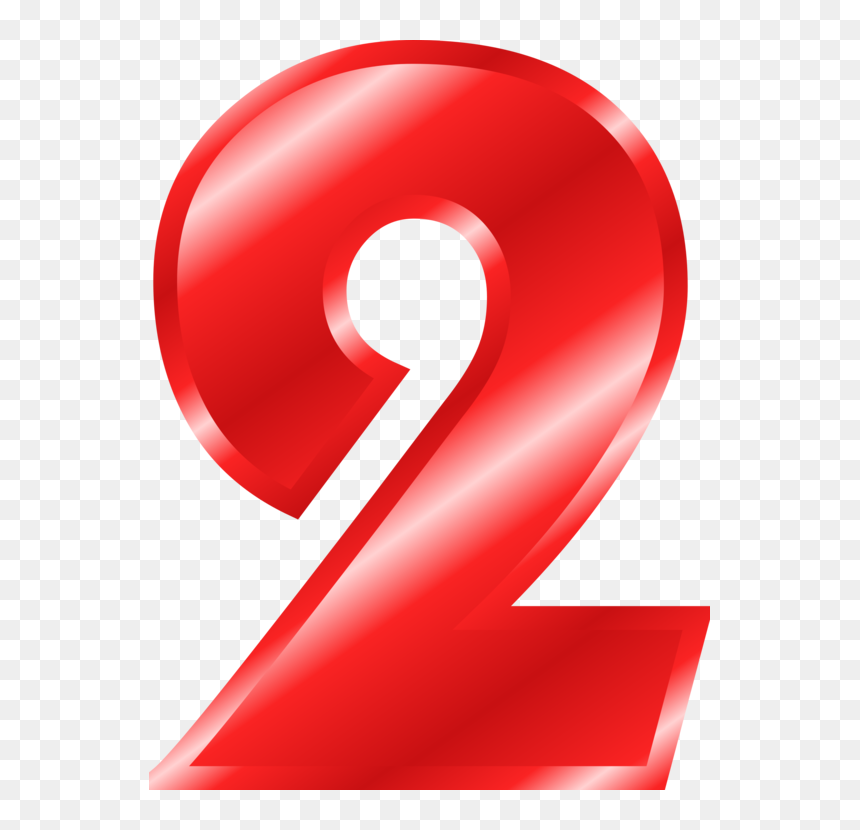 Heart,love,symbol - Number 2 In Colour, HD Png Download - love png text effects