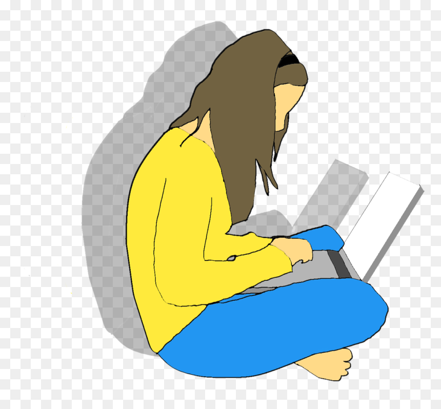 Women Laptop People Free Photo - Portable Network Graphics, HD Png Download - woman with laptop png