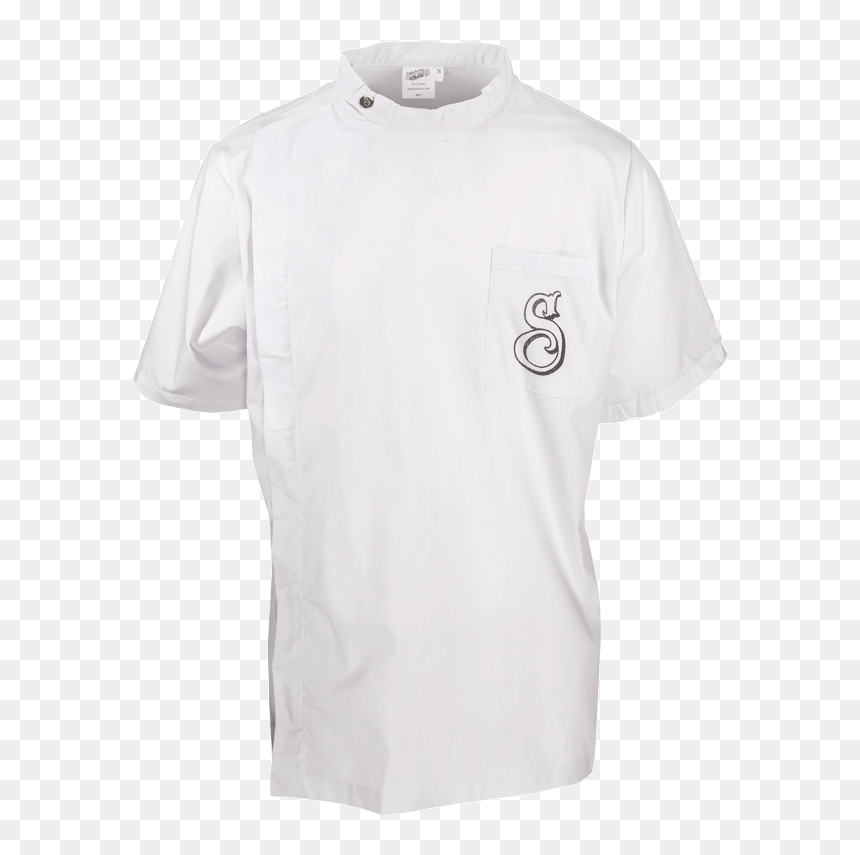 Og Barber Smock White - T Shirt V Design, HD Png Download - smock png