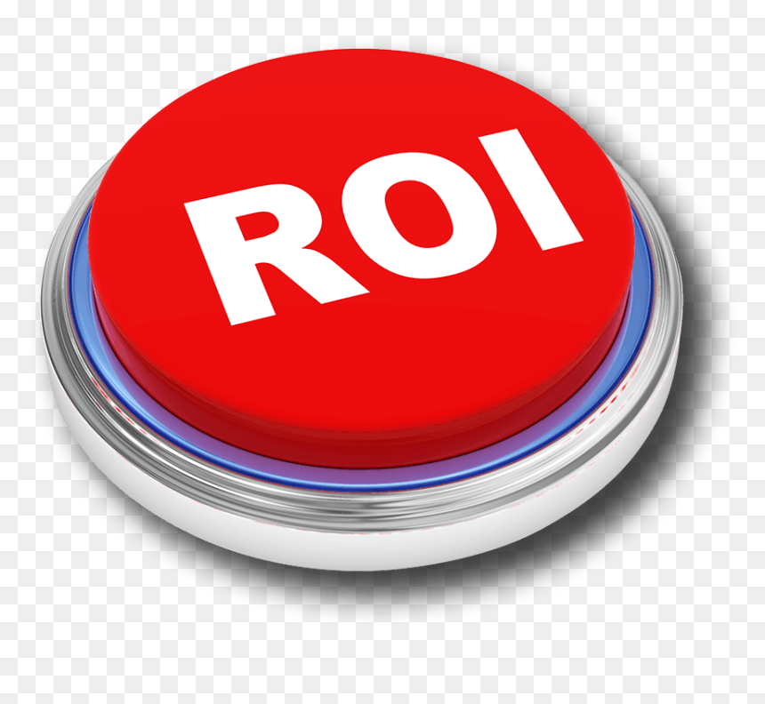 Roi Button - Transparent Return On Investment Png, Png Download - roi png