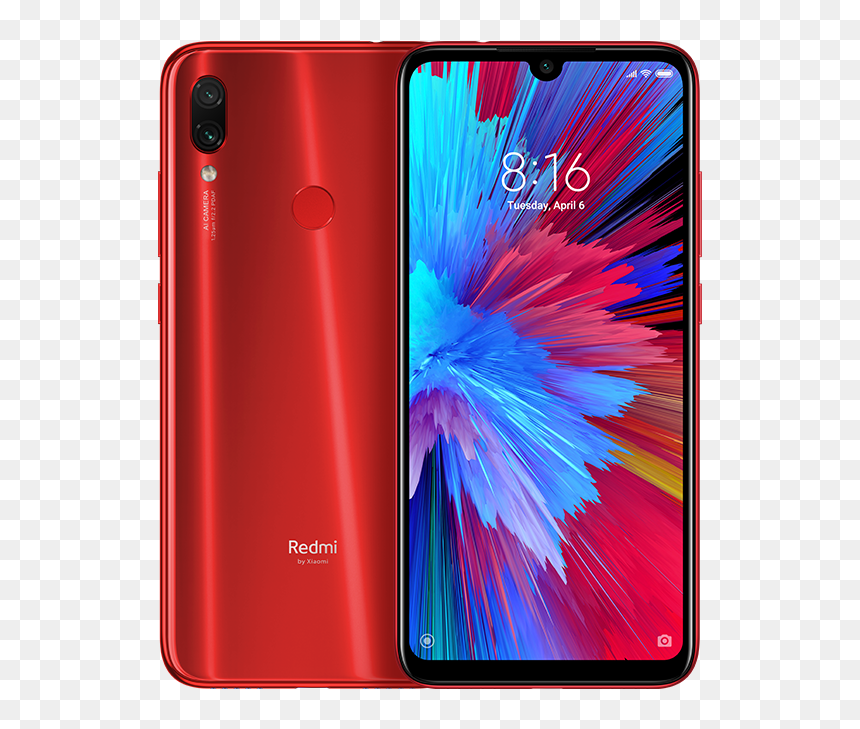 Redmi Note 7 Red, HD Png Download - cemara png