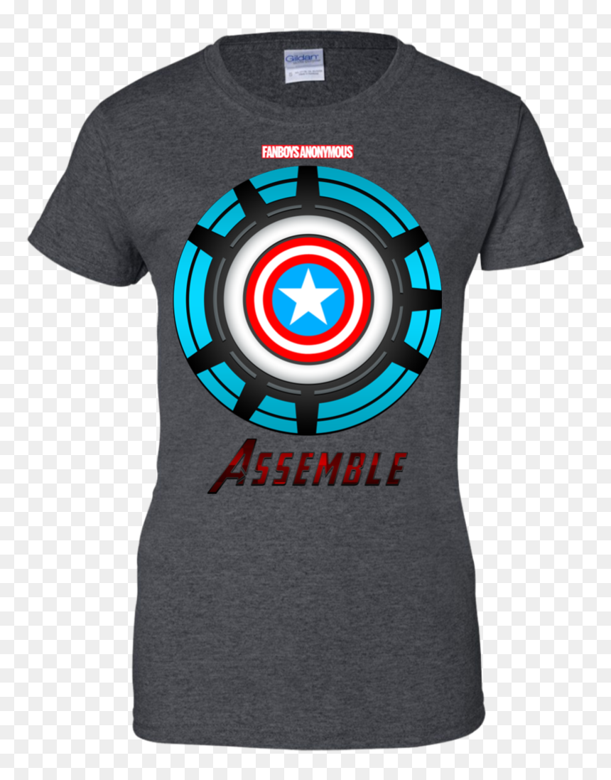 Iron Man Chest Light T Shirt, HD Png Download - iron man heart png