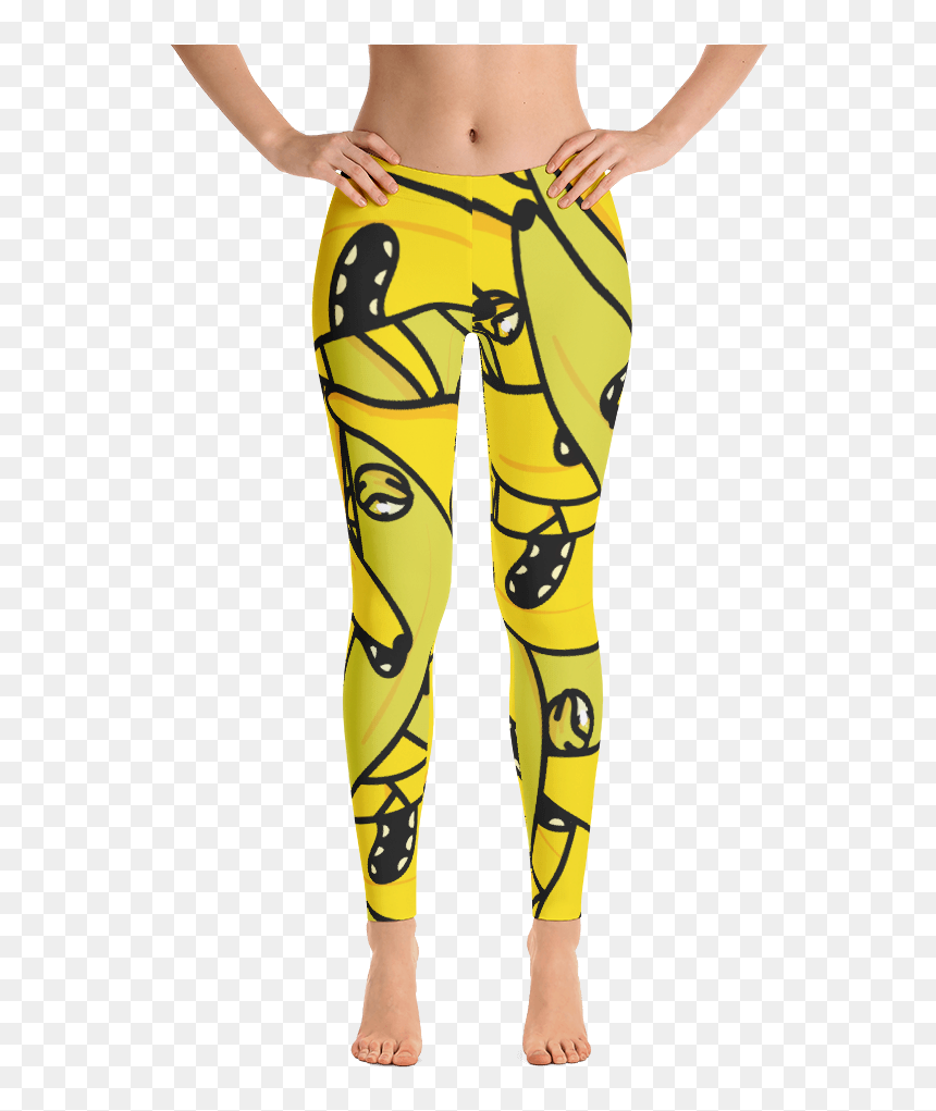 Banana Bunch Leggings - Leggings, HD Png Download - banana bunch png