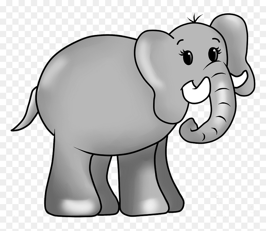 Baby Elephant Clipart - Indian Elephant, HD Png Download - indian baby png