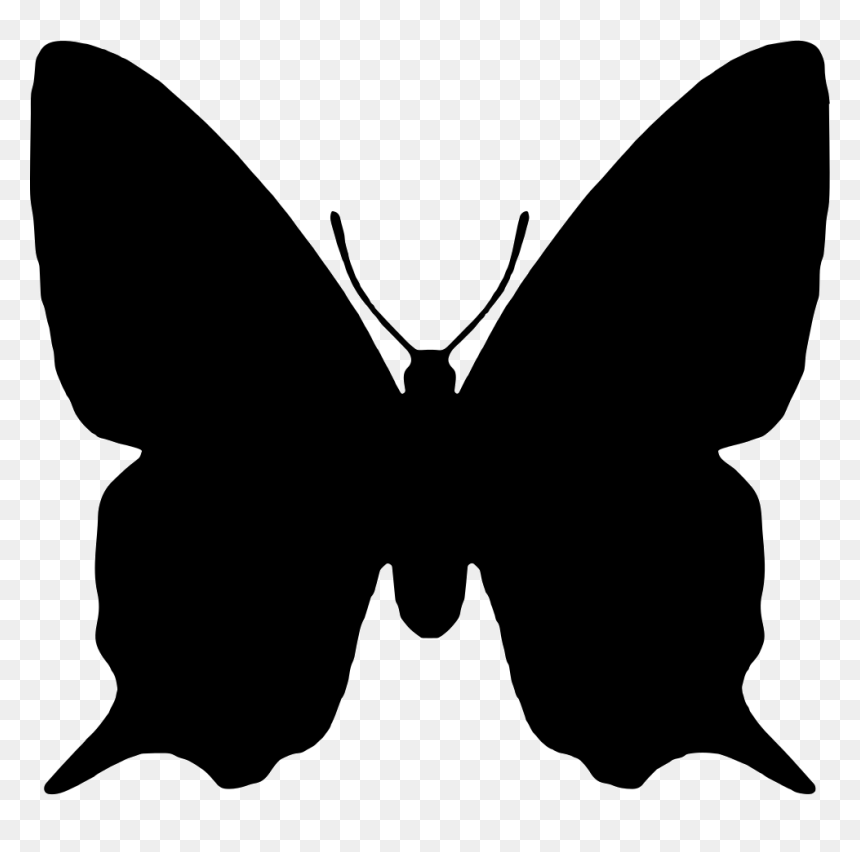 Butterfly Insect Animal Shape - Butterfly Silhouette, HD Png Download - png images butterflies