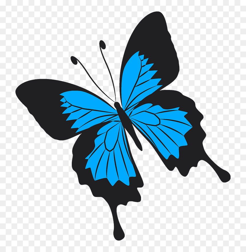 Butterfly Clipart - Kansas Flag Redesign, HD Png Download - png images butterflies