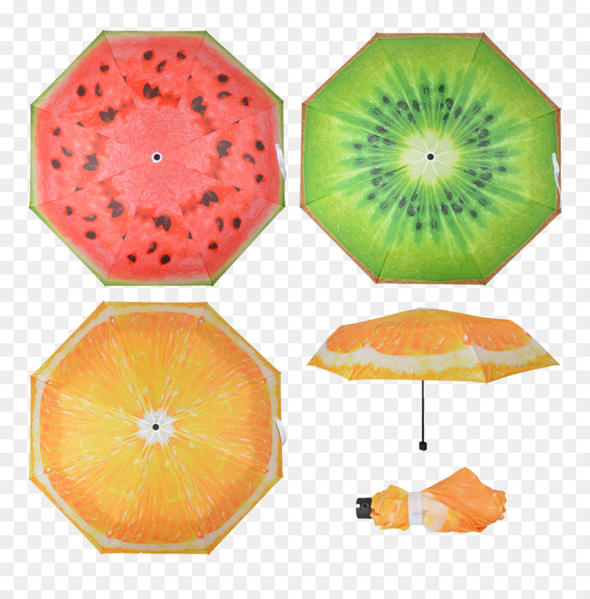 Foldable Umbrella Fruit Ass - Umbrella, HD Png Download - folding umbrella png