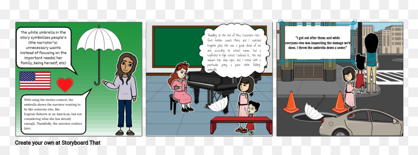 Cartoon, HD Png Download - folding umbrella png