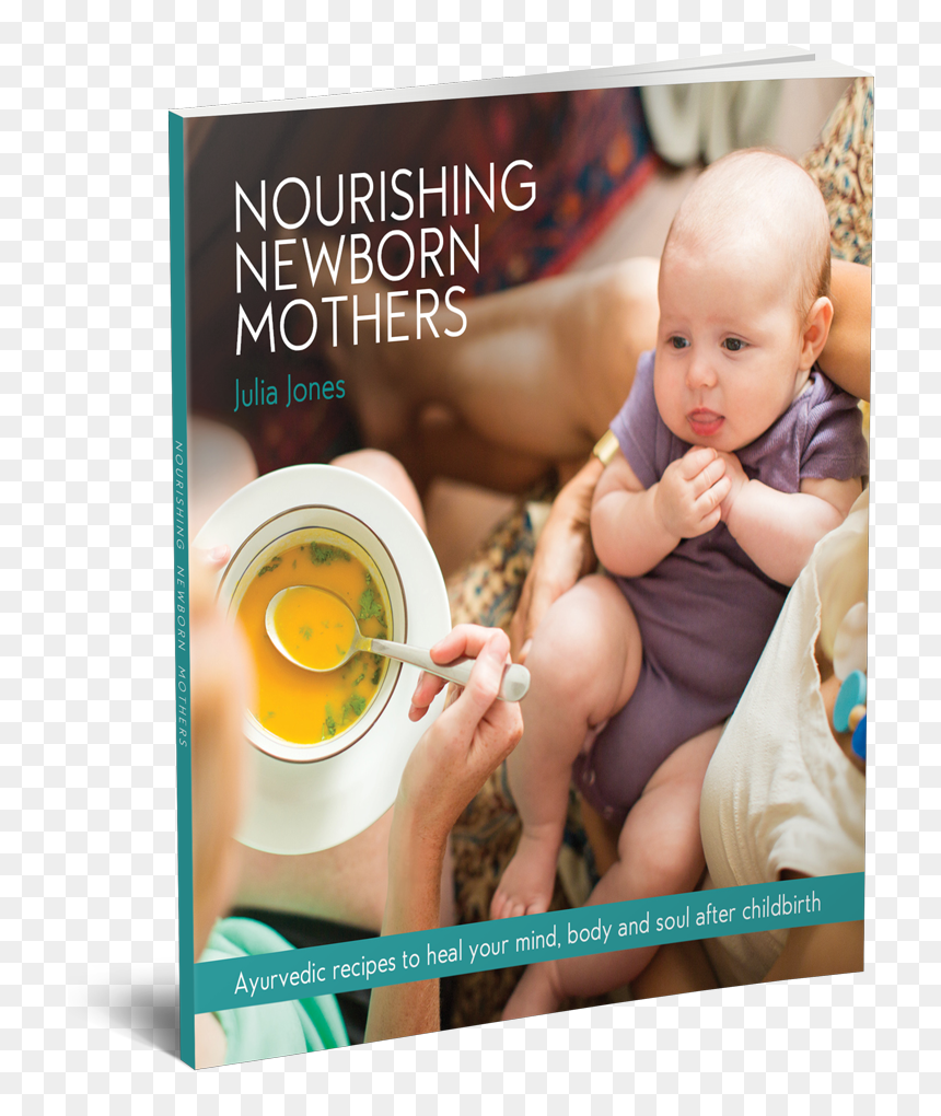 3d Book Cover Nourishing Newborn Mothers - Baby, HD Png Download - indian baby png