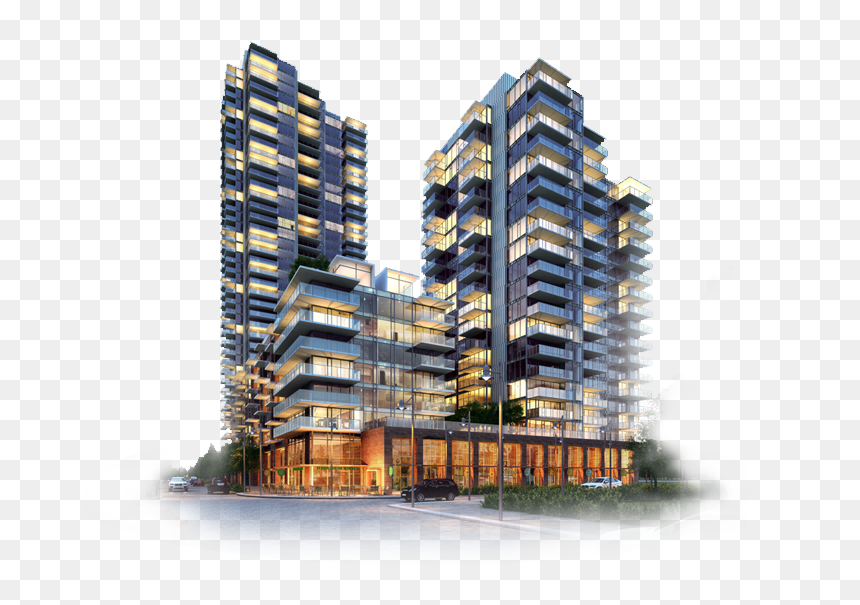 Architecture, HD Png Download - apartment building png