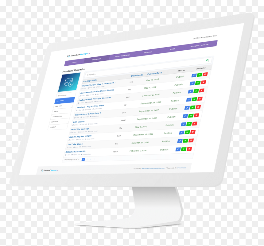 Dashboard - Free Download Manager, HD Png Download - member login button png