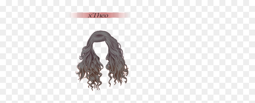 Lace Wig, HD Png Download - lady hair png