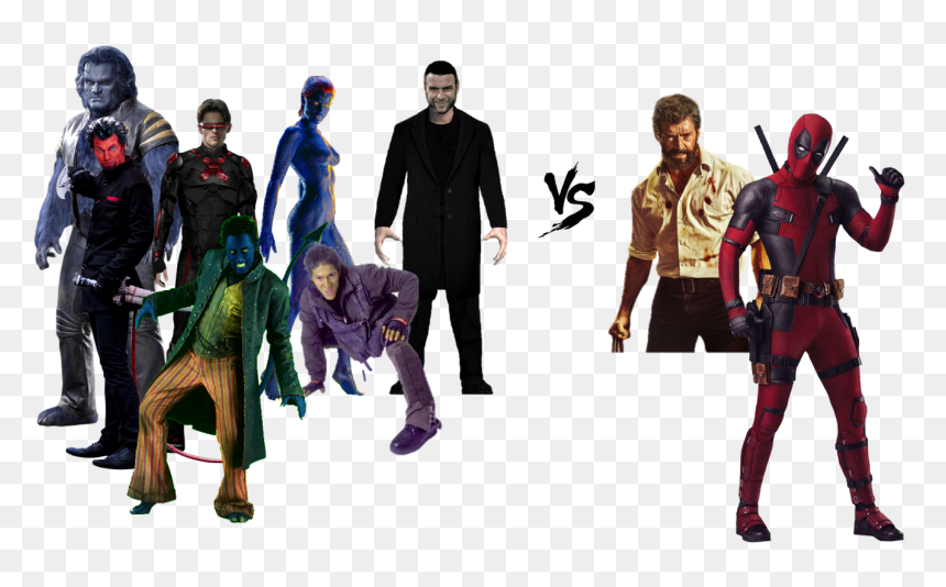 7) Storm & Psylocke - Movie Deadpool Chibi (1398x766), - Deadpool Png, Transparent Png - deadpool movie png