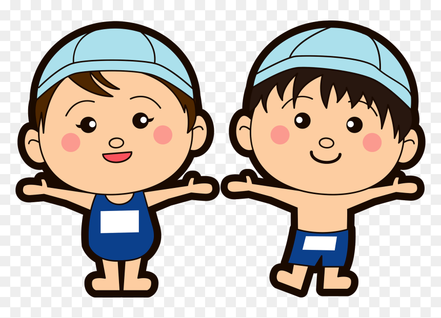 Menino E Menina Com Balão, HD Png Download - school kids clipart png