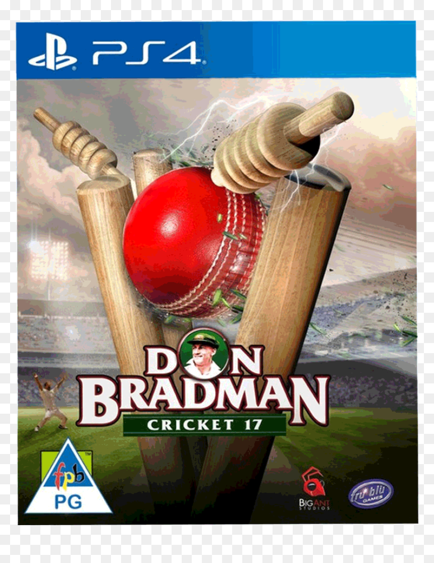 Don Bradman 17 Ps4, HD Png Download - cricket ball fire png