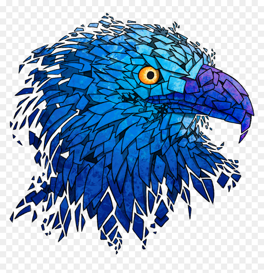 Blue Eagle Racerback Tank Top - Eagle, HD Png Download - eagle png hd