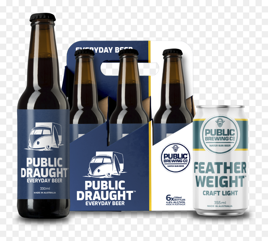 Glass Bottle, HD Png Download - open beer bottle png