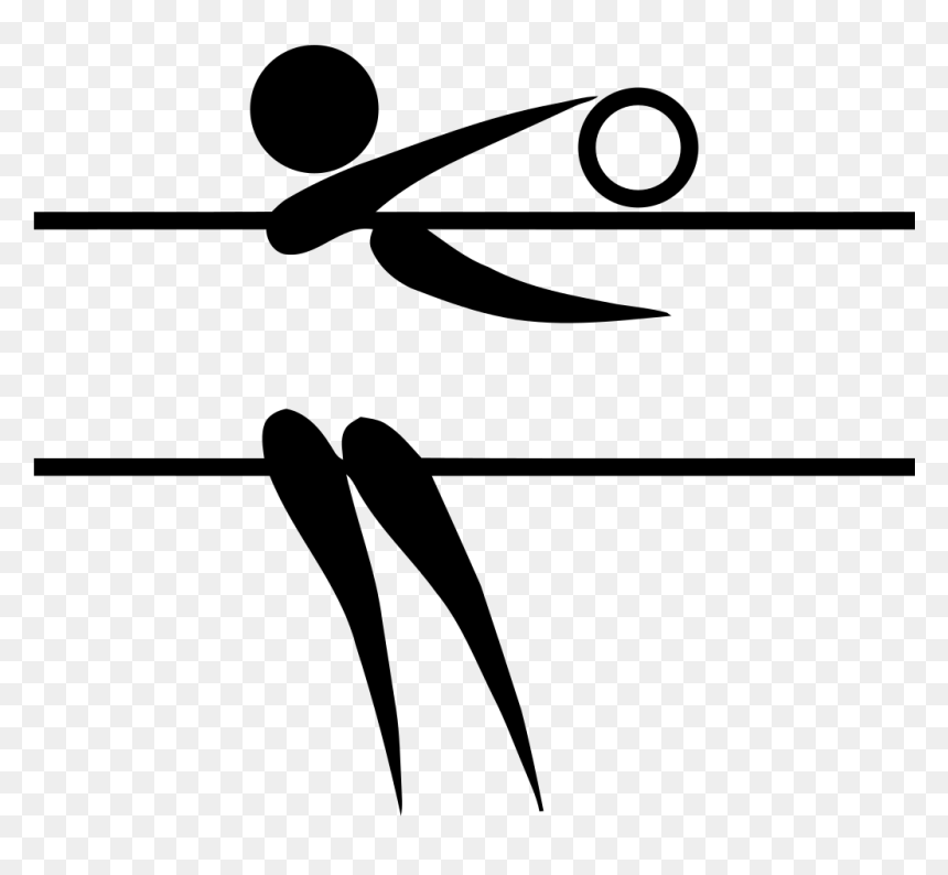 Olympic Pictogram Volleyball, HD Png Download - volleyball png images