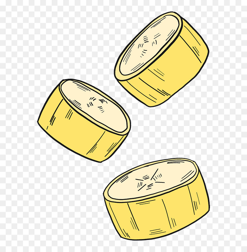 Slices Of Banana Clipart - Sliced Banana Clipart, HD Png Download - banana bunch png