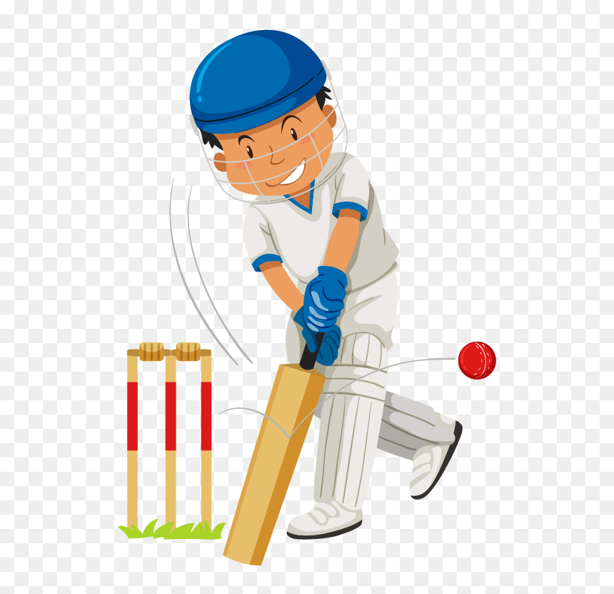 Cricket Bat Hitting Ball - Transparent Cricket Bat And Ball, HD Png Download - cricket ball fire png