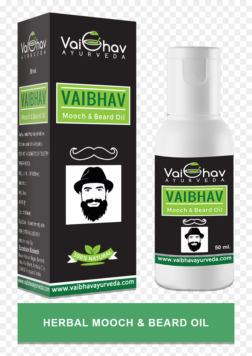 Complete Mooch Nd Beard Oil - Vaibhav Beard, HD Png Download - mooch png