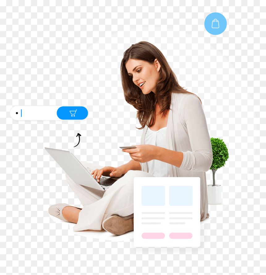 Sitting, HD Png Download - email marketing images png
