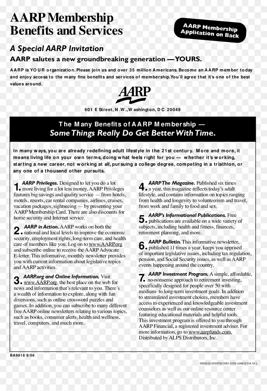Aarp , Png Download - Cap Services, Transparent Png - aarp png